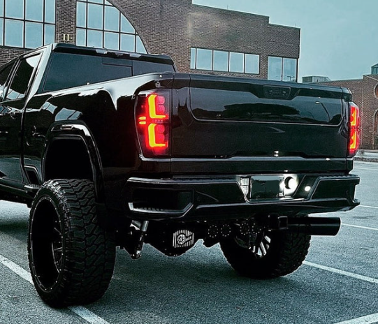 GMC Sierra 1500 19-25 Ultra Bright OLED Tail Lights (Replaces Factory/OEM LED Tail Lights Only) - SMOKED LENS