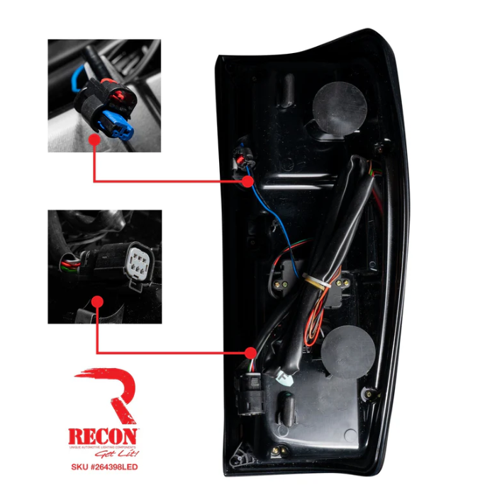 GMC Sierra 1500 19-25 Ultra Bright OLED Tail Lights (Replaces Factory/OEM LED Tail Lights Only) - SMOKED LENS