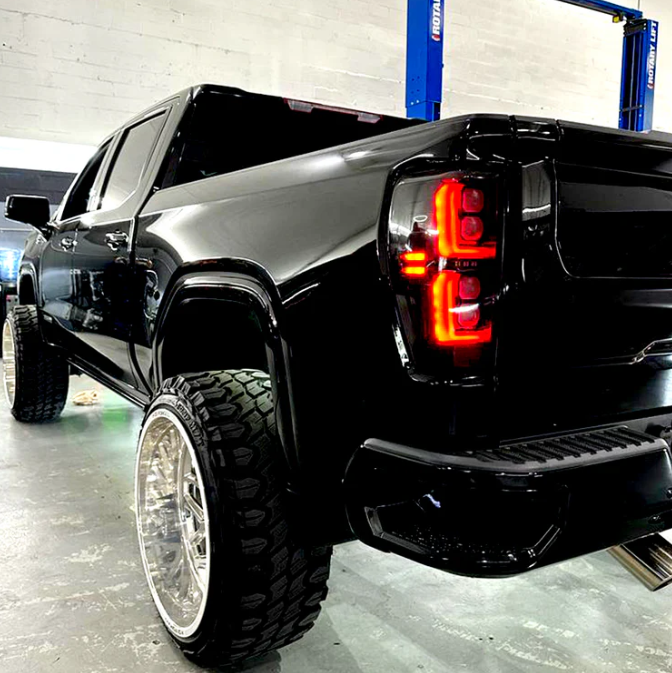GMC Sierra 1500 19-25 Ultra Bright OLED Tail Lights (Replaces Factory/OEM LED Tail Lights Only) - SMOKED LENS