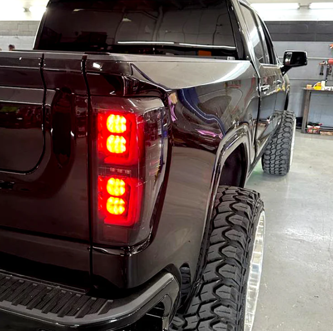 GMC Sierra 1500 19-25 Ultra Bright OLED Tail Lights (Replaces Factory/OEM LED Tail Lights Only) - SMOKED LENS