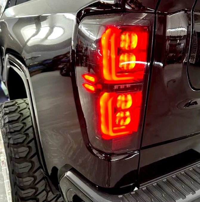 GMC Sierra 1500 19-25 Ultra Bright OLED Tail Lights (Replaces Factory/OEM LED Tail Lights Only) - SMOKED LENS