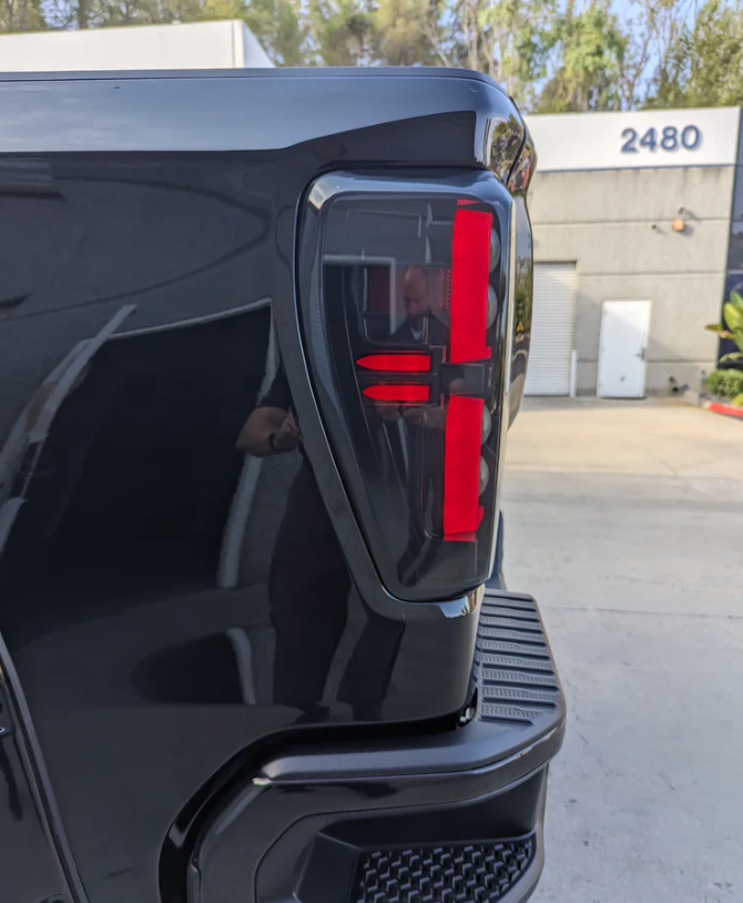 GMC Sierra 1500 19-25 Ultra Bright OLED Tail Lights (Replaces Factory/OEM LED Tail Lights Only) - SMOKED LENS