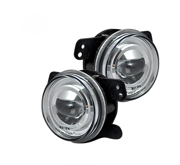 Jeep Wrangler 07-15 2-Piece Fog Lights Set I Clear & Chrome