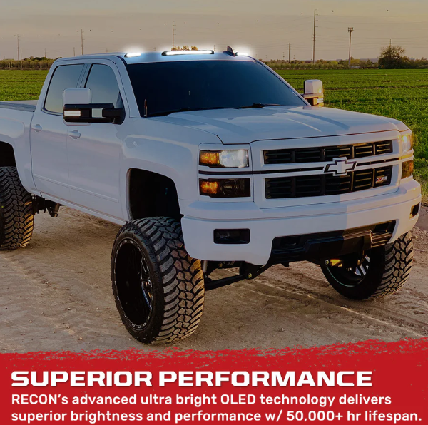 GMC & Chevy 07-14 Heavy-Duty (3-PC Set) Ultra-High Power Dual-Color (Amber or White) LED Function - Multiple Lens