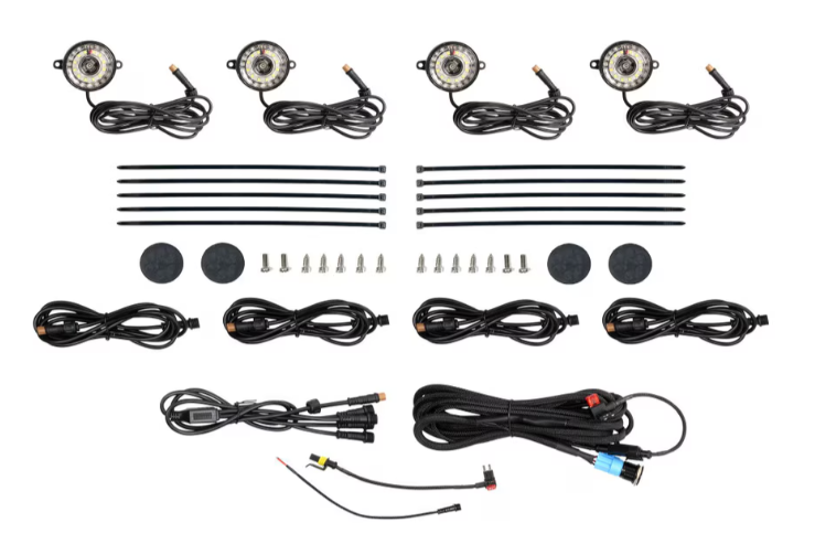 Morimoto Rock Light Kit: White (4 pc)