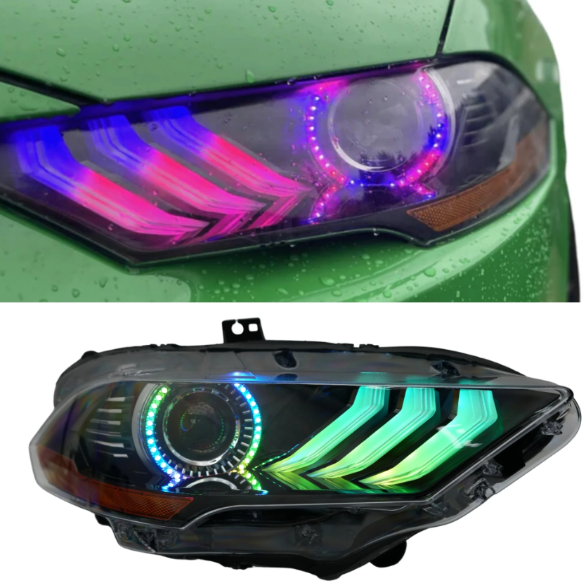 Ford Mustang Multicolor Flow Series DRL Boards (2018-2023)