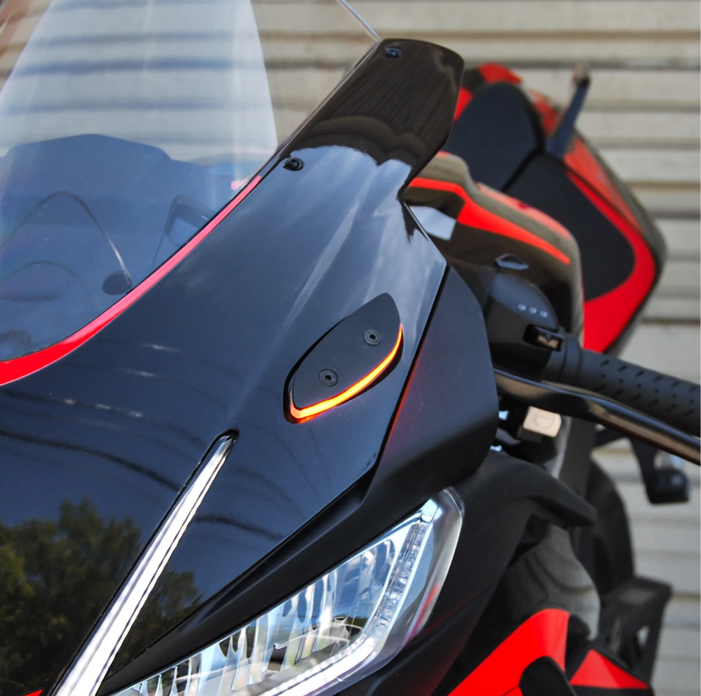 Aprilia RSV4 Mirror Block Off Turn Signals (2025-Present)