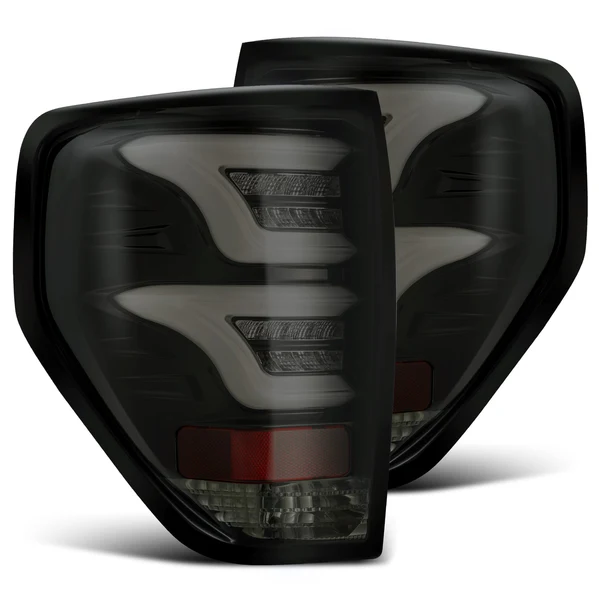 09-14 Ford F150 LUXX-Series LED Tail Lights Alpha-Black