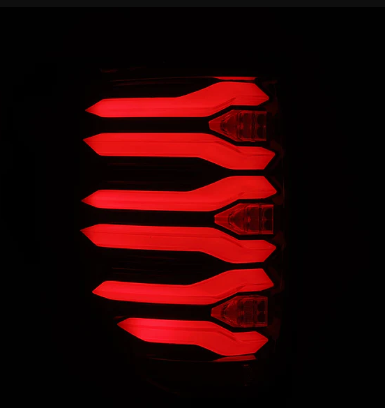 09-14 Ford F150 LUXX-Series LED Tail Lights Black-Red