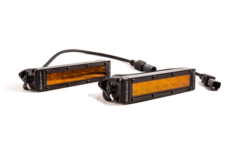Stage Series 6" SAE Amber Light Bar (pair)