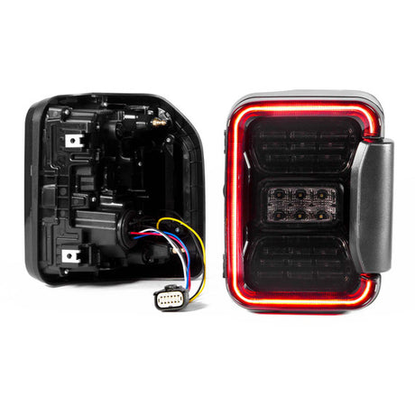 LED Smoked Lens Tail Light Kit for Jeep Gladiator JT with Brake Turn Reverse