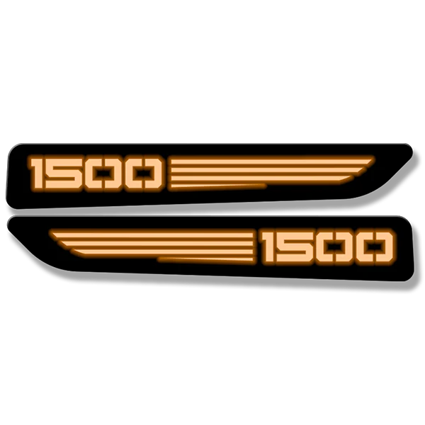 1500 Hood Badges - Illuminated - Fits 2019-2025 Ram 1500® Sport