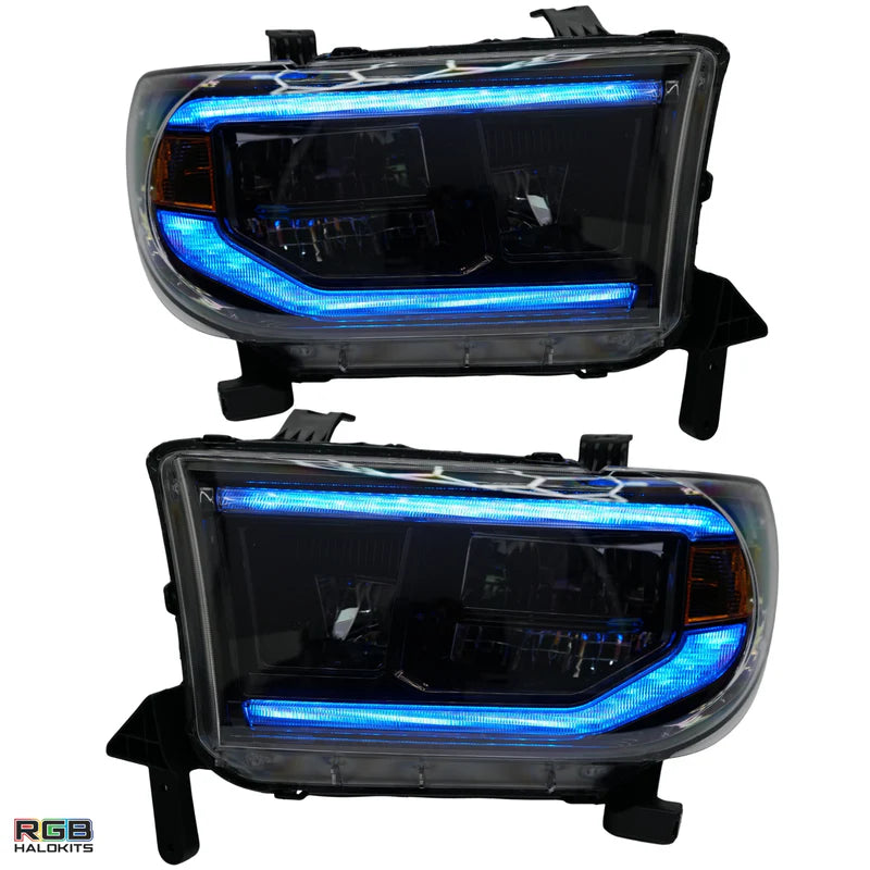 Toyota Tundra / Sequoia: Multicolor Flow Series Headlights (2007-2013) | XB Morimoto