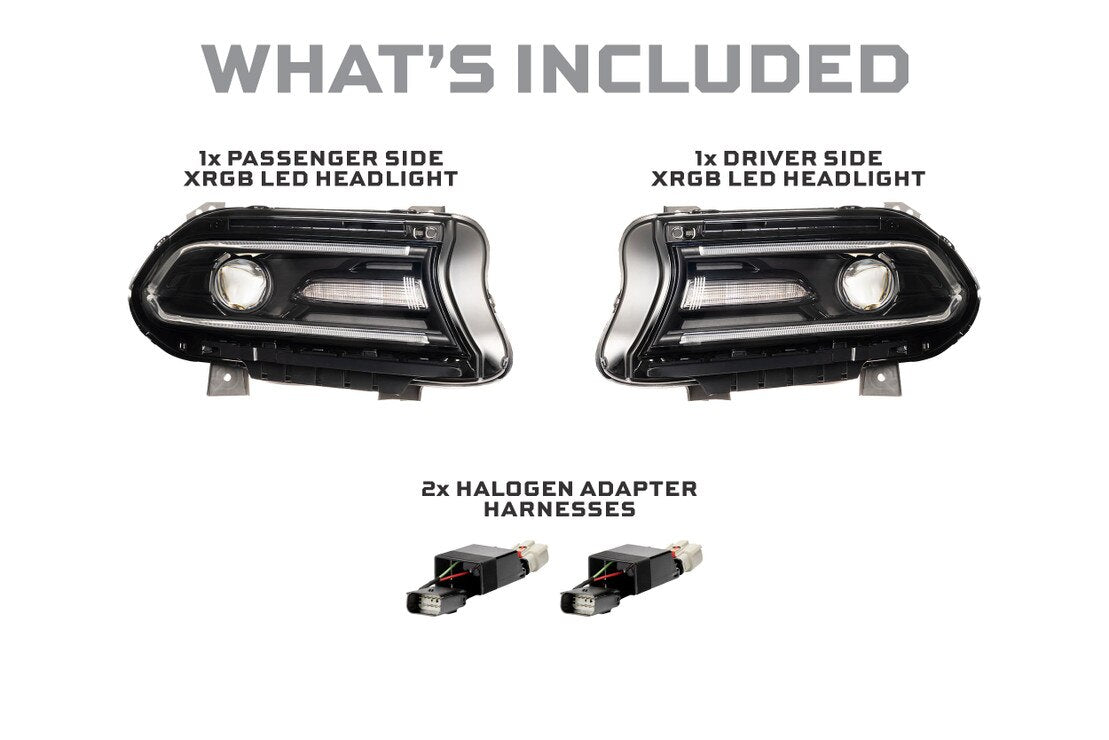 15-23 DODGE CHARGER XRGB LED HEADLIGHTS