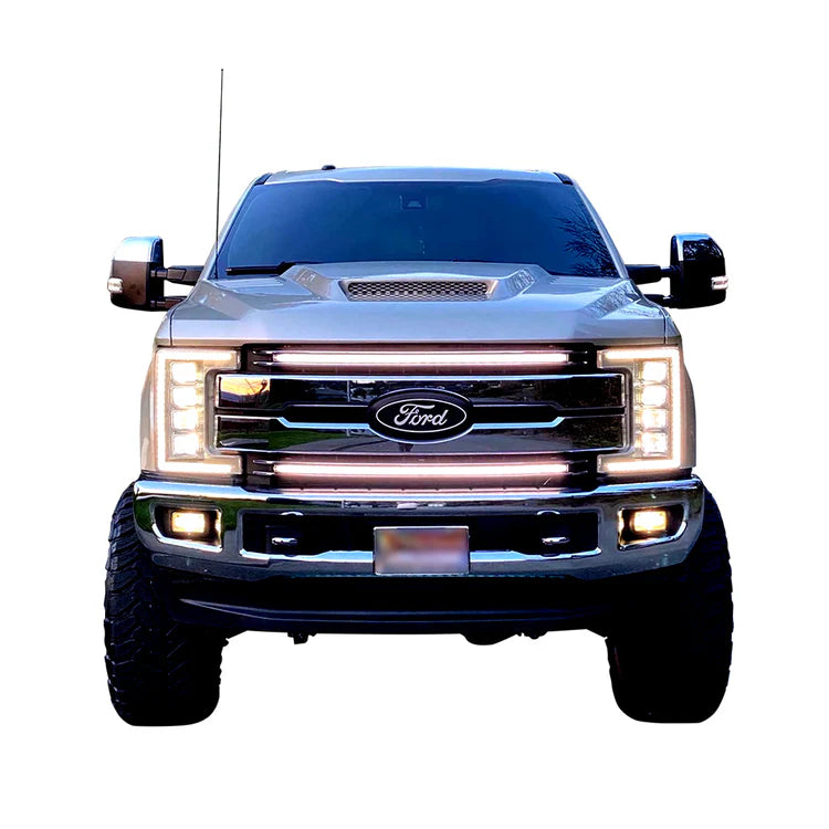 2017-2019 Ford F-250/F-350/F-450/F-550 “Ghost” LED Grille Light Kit – KR,LARIAT,XLT, XL