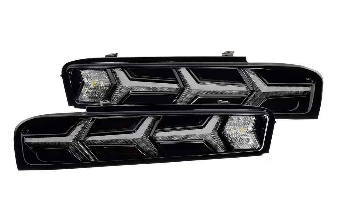 16-18 CHEVROLET CAMARO XB LED TAIL LIGHTS (SMOKED)