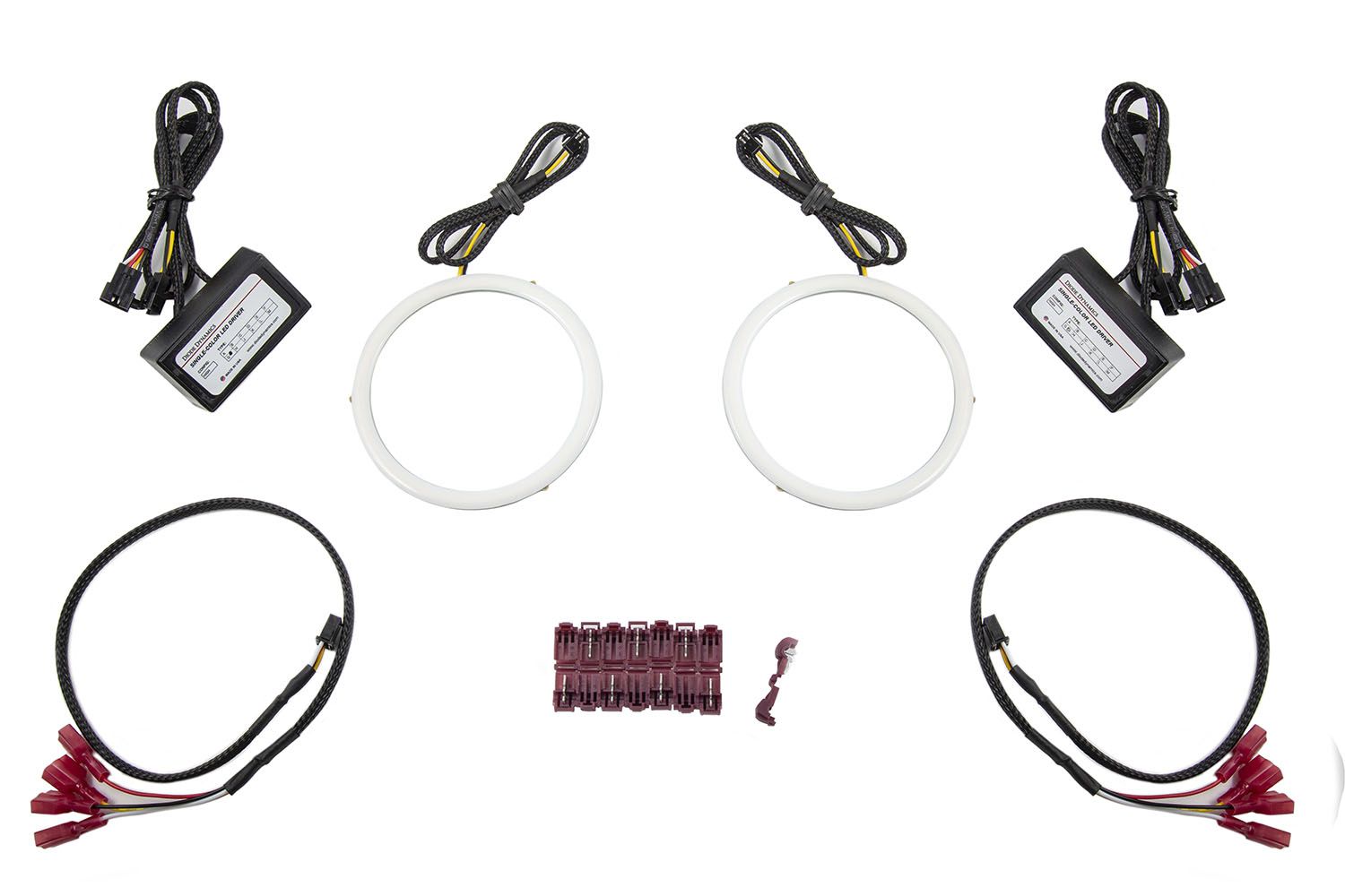 HD LED Amber Halo Rings (pair)