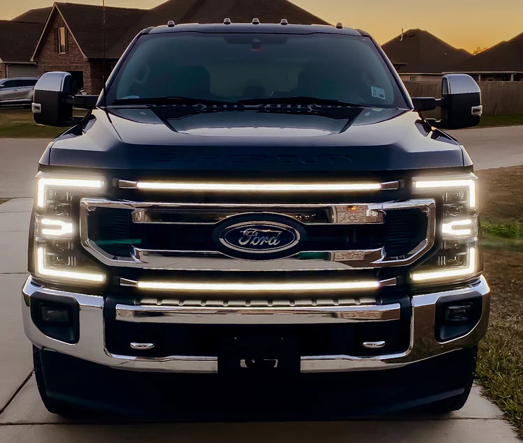 2020 Ford F-250/F-350/F-450/F-550 LED Grille Light Kit – KR/XLT/STX/Platinum
