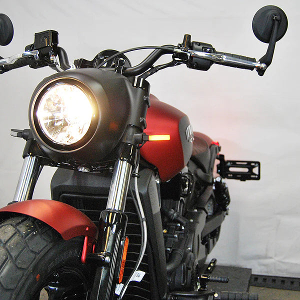 Indian Scout Bobber Front Turn Signals (2018-2024)