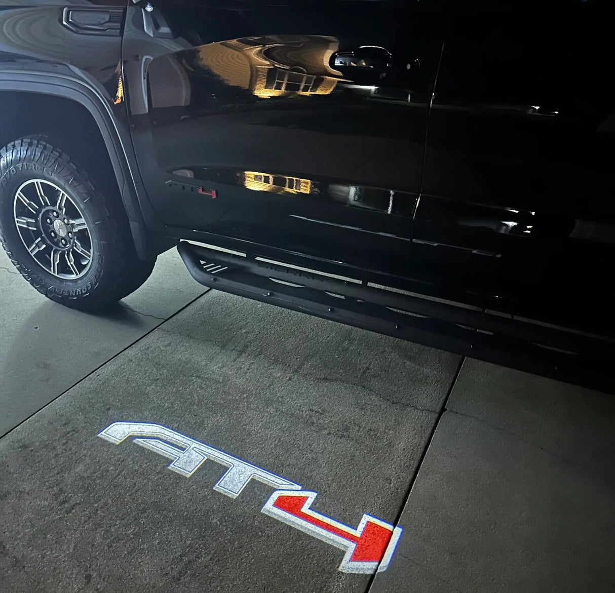 GMC AT4X Puddle Lights