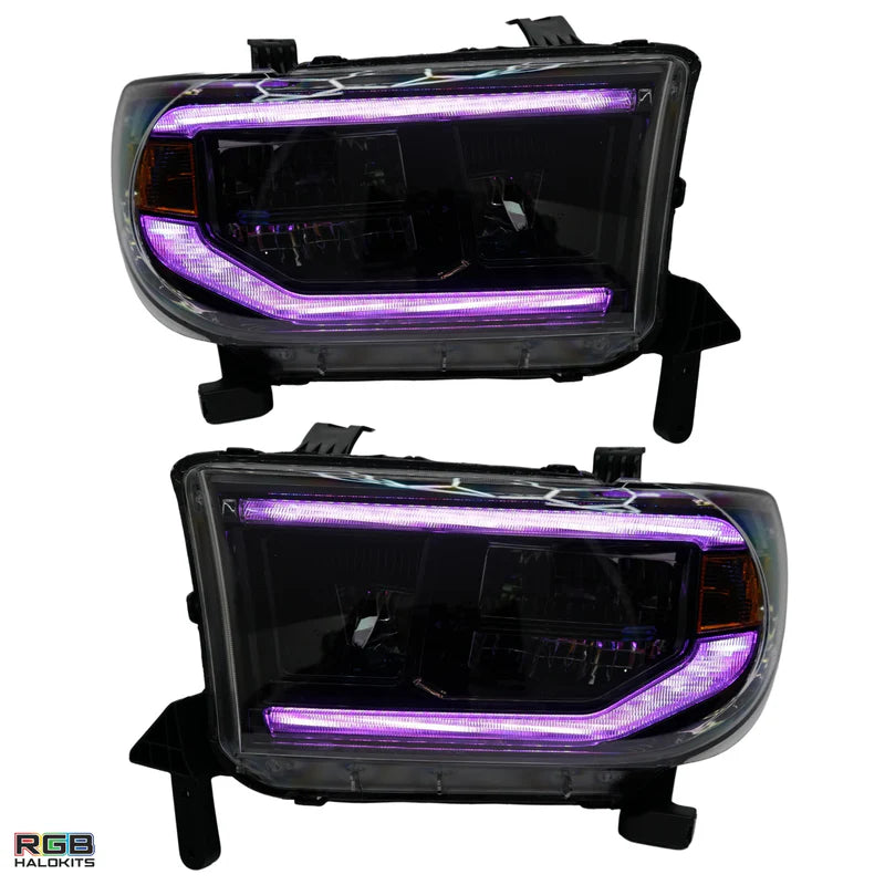 Toyota Tundra / Sequoia: Multicolor Flow Series Headlights (2007-2013) | XB Morimoto