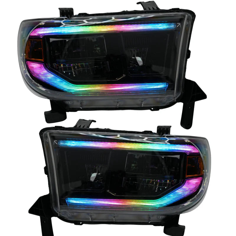 Toyota Tundra / Sequoia: Multicolor Flow Series Headlights (2007-2013) | XB Morimoto