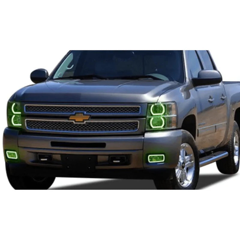 Chevrolet Silverado Flat Bottom Multicolor Halo Kit (2007-2013)