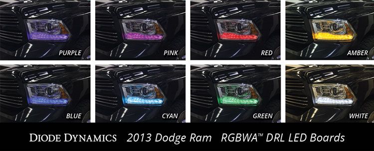 2013-2018 Dodge Ram Multicolor LED Boards