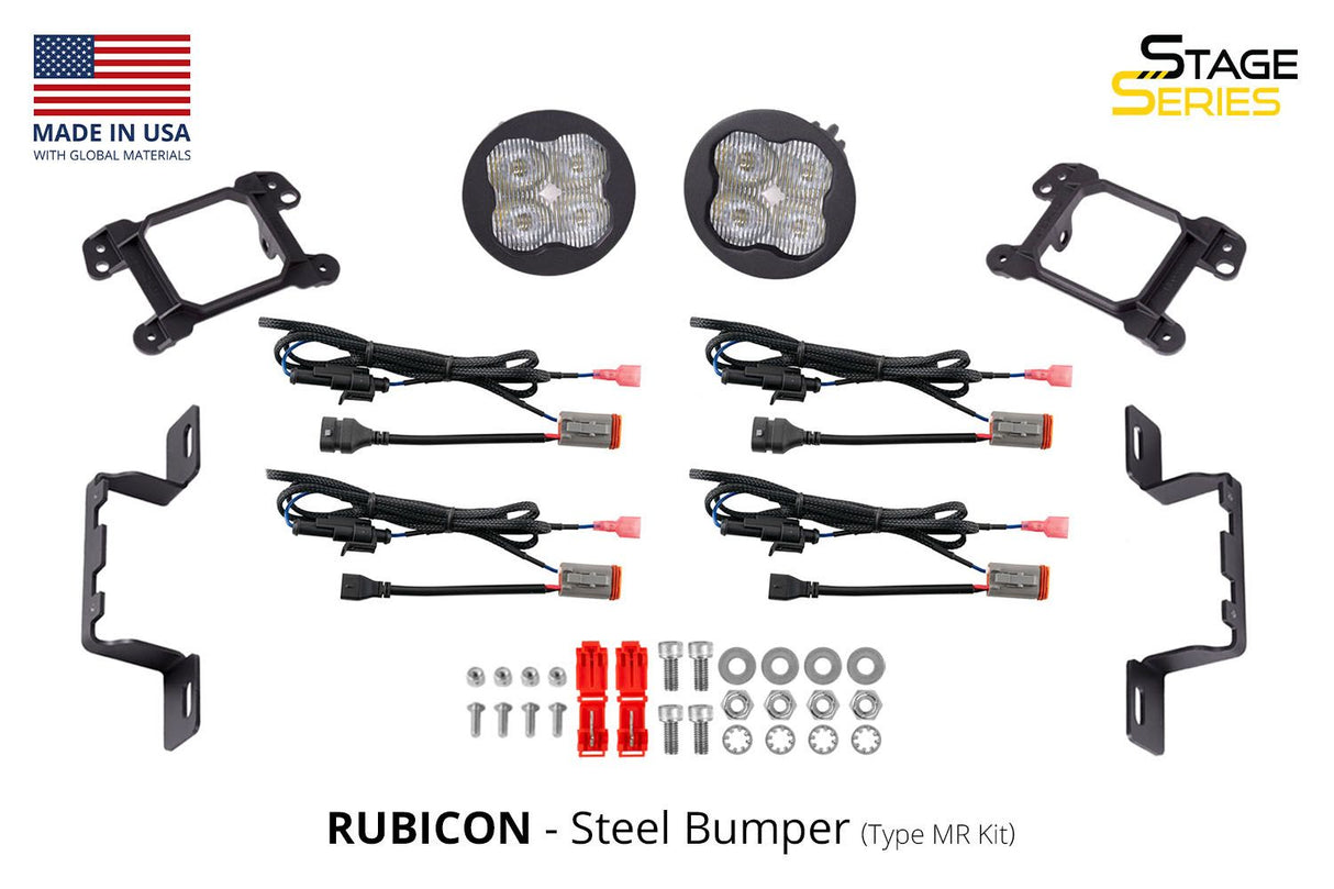 SS3 LED Fog Light Kit for 2020-2025 Jeep Gladiator