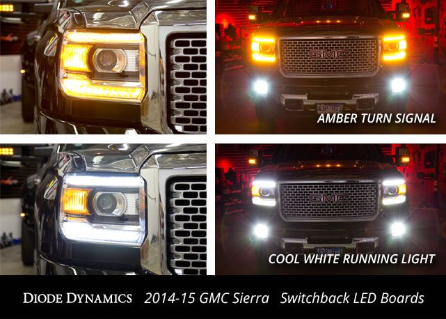 2014-2015 GMC Sierra Switchback DRL LED Boards