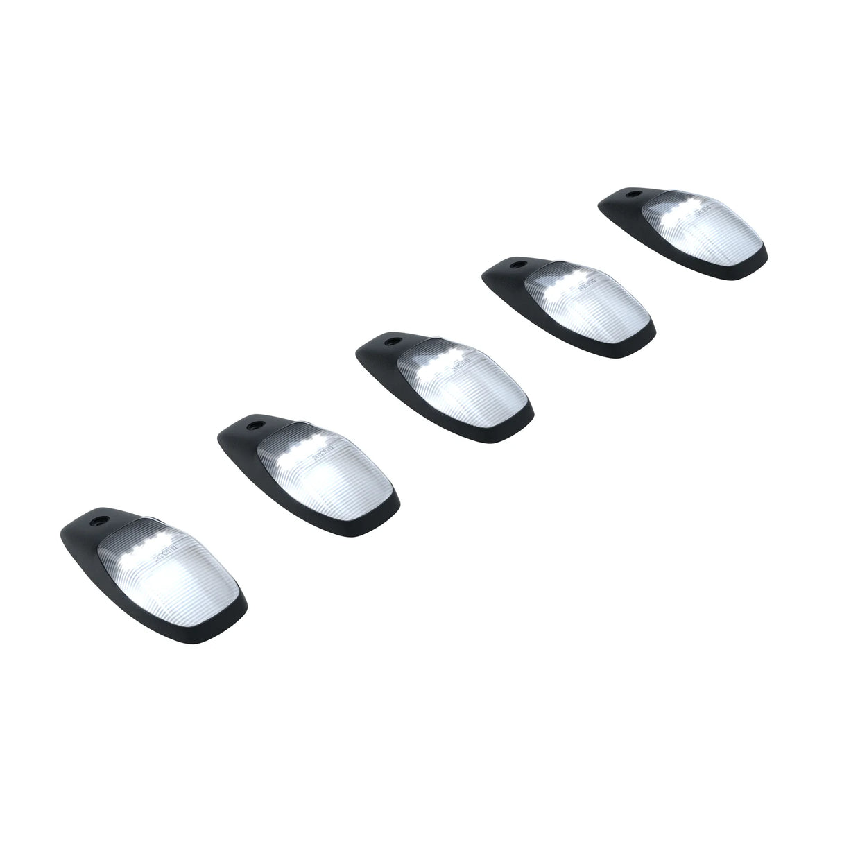 Dodge RAM HD 2500/3500 19-24 5-Piece Cab Roof Light Set LED Clear Lens in White (FRESH INSTALL)