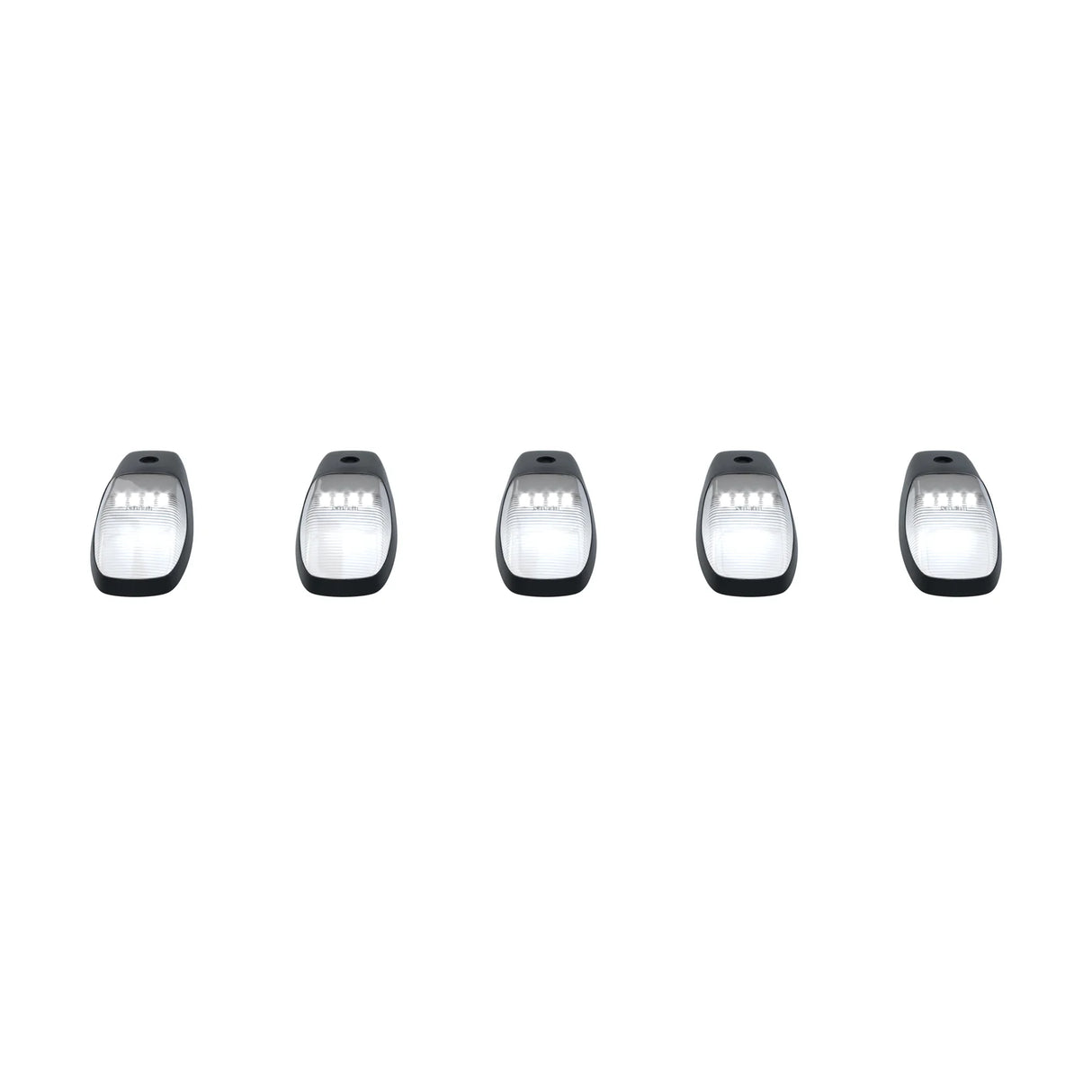 Dodge RAM HD 2500/3500 19-24 5-Piece Cab Roof Light Set LED Smoked Lens in White (FRESH INSTALL)