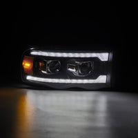 02-05 Dodge Ram LUXX-Series LED Projector Headlights Chrome