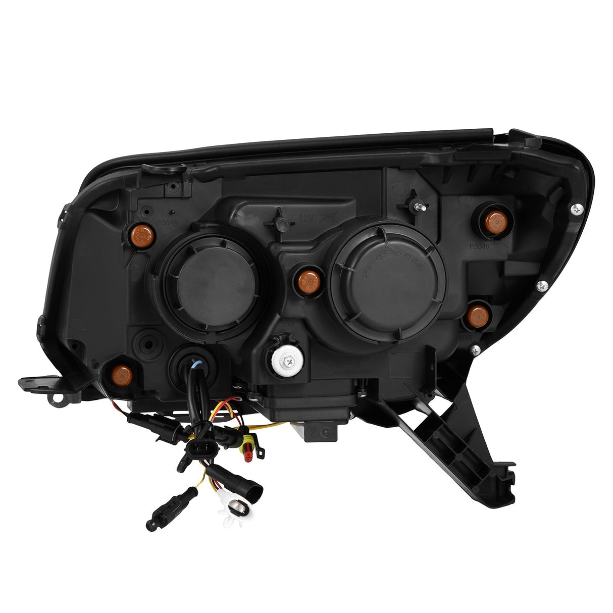 PRE-ORDER: 03-09 Toyota 4Runner LUXX-Series LED Projector Headlights Black (ETA late Jun)