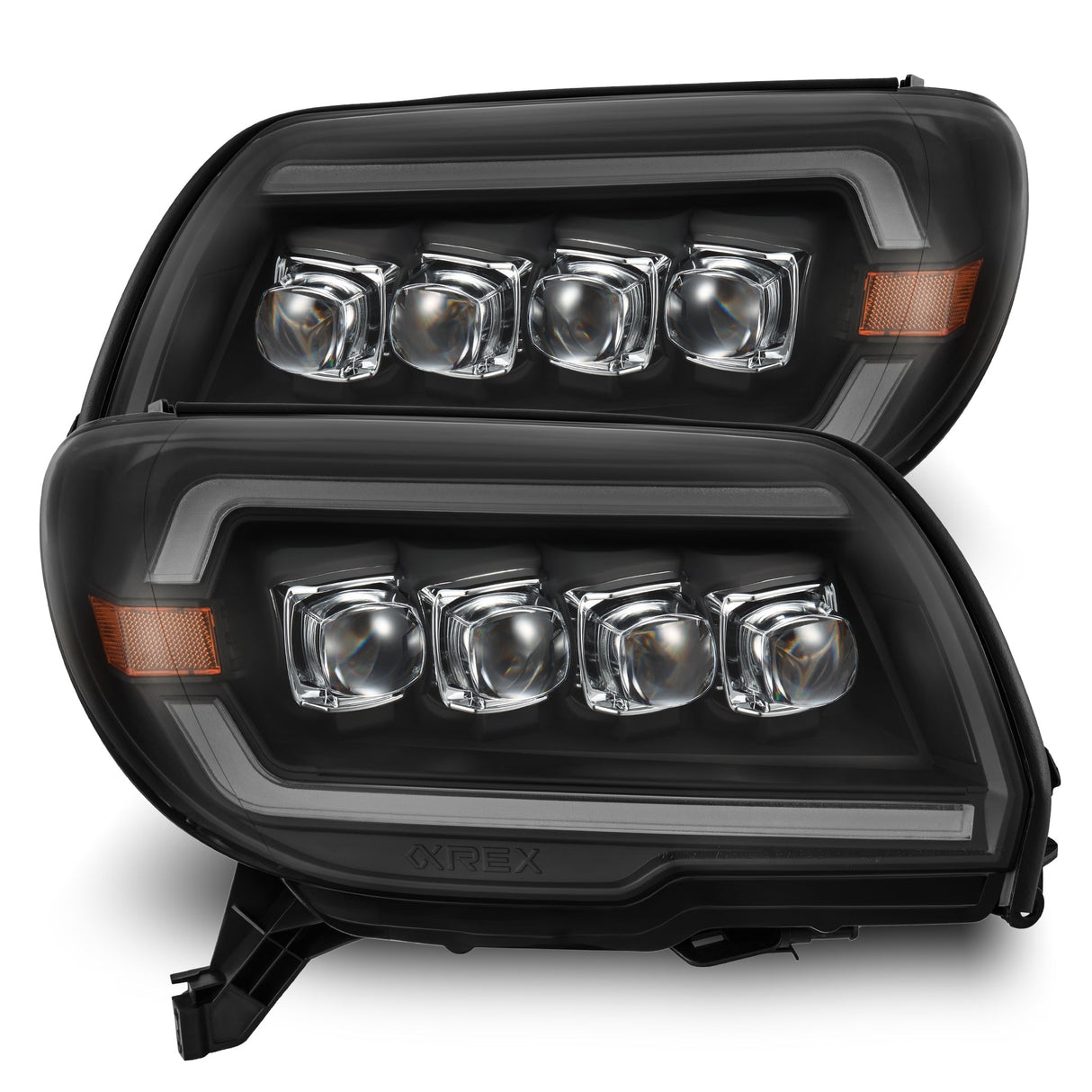 PRE-ORDER: 03-09 Toyota 4Runner LUXX-Series LED Projector Headlights Alpha-Black (ETA late Jun)