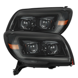 03-09 Toyota 4Runner LUXX-Series LED Projector Headlights Alpha-Black