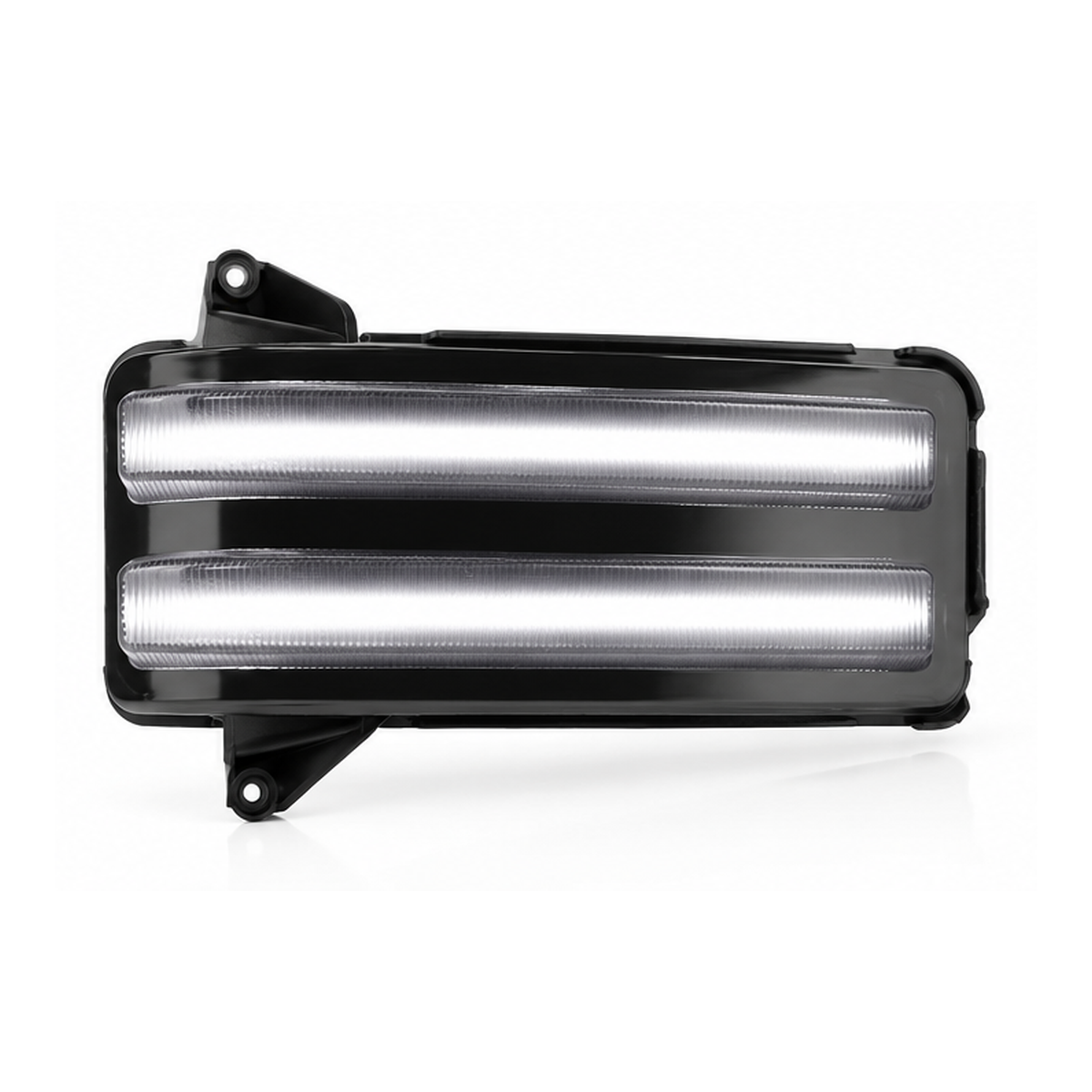 Smoked LED Side Mirror Marker Lights for 2020-2024 Chevy Silverado 2500/3500 & GMC Sierra 2500/3500 HD (2-Piece Set)