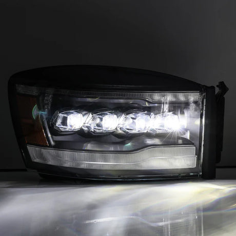 06-08 Dodge Ram NOVA-Series LED Projector Headlights Black