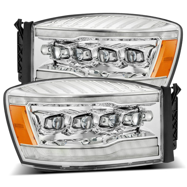 06-08 Dodge Ram NOVA-Series LED Projector Headlights Chrome