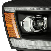 06-08 Dodge Ram PRO-Series Halogen Projector Headlights Black (OPEN BOX)