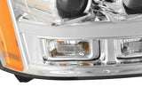 07-14 Chevrolet Tahoe/Suburban/07-13 Avalanche LUXX-Series LED Projector Headlights Chrome