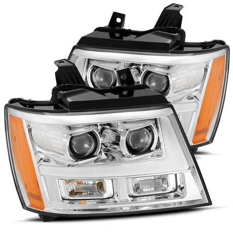 07-14 Chevrolet Tahoe/Suburban/07-13 Avalanche MK II PRO-Series Halogen Projector Headlights Chrome