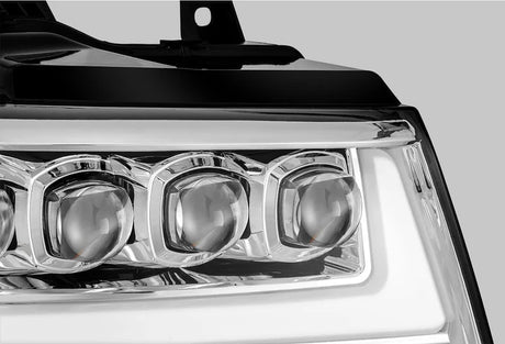 07-14 Chevrolet Tahoe/Suburban/07-13 Avalanche NOVA-Series LED Projector Headlights Chrome