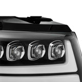 07-14 Chevrolet Tahoe/Suburban/07-13 Avalanche NOVA-Series LED Projector Headlights Jet Black