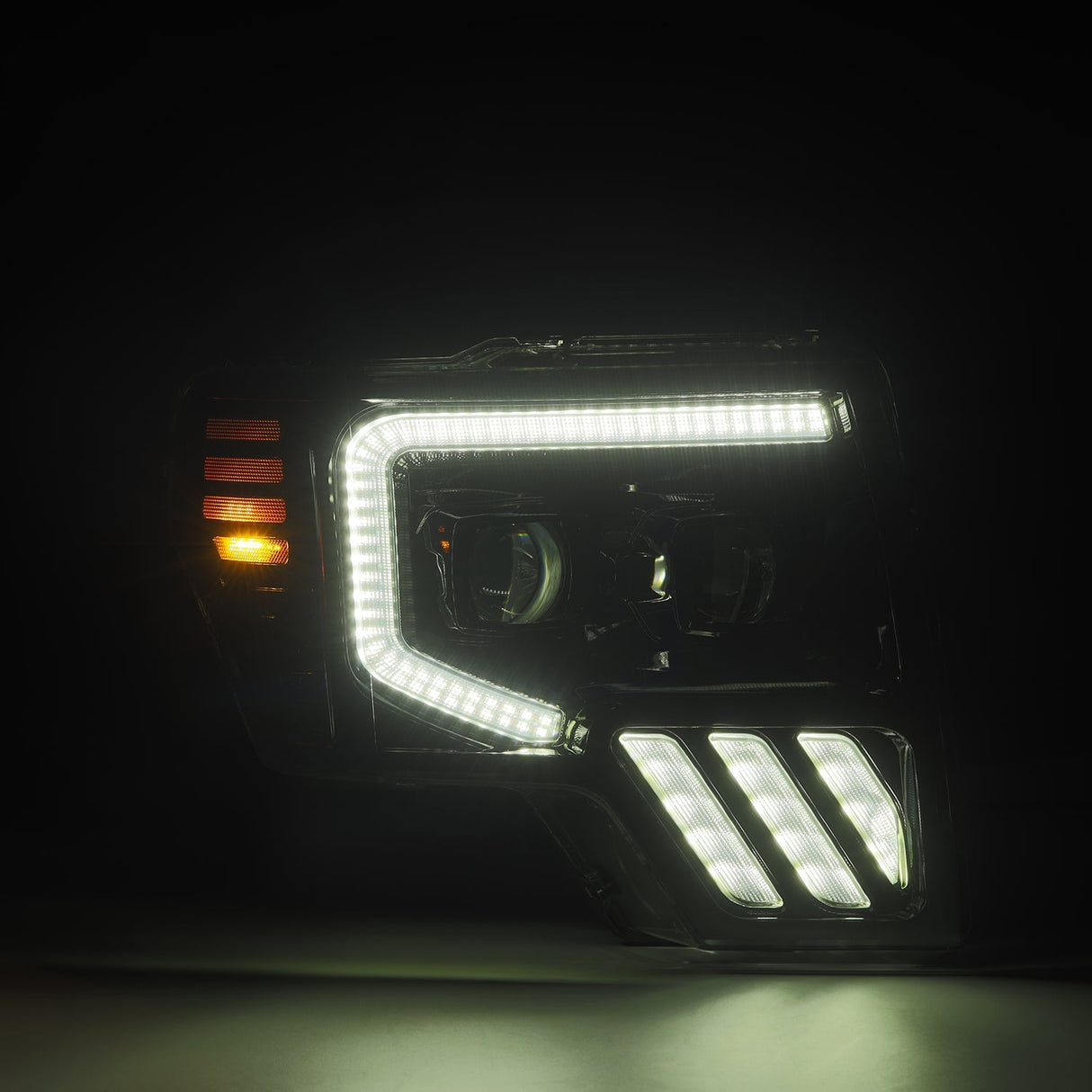 09-14 Ford F150 MKII LUXX-Series LED Projector Headlights Chrome