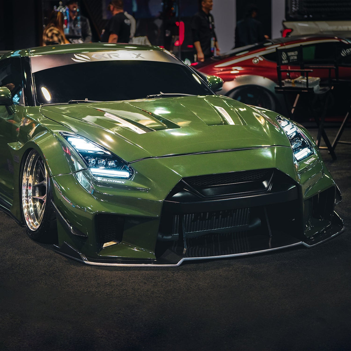 09-25 Nissan GT-R NOVA-Series LED Projector Headlights Black