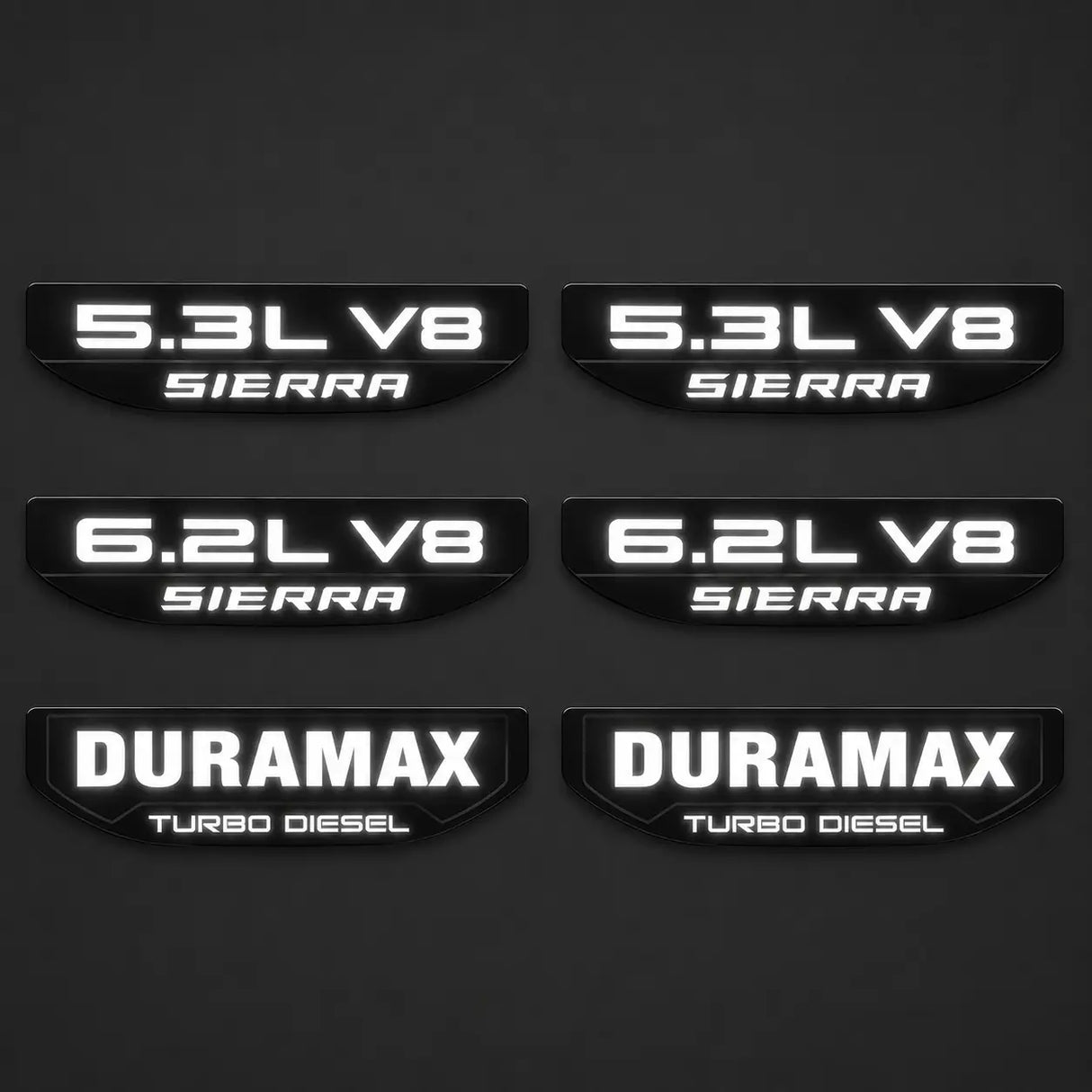 2019-2026 GMC Sierra 1500 Illuminated Fender Badge