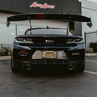 2017-2025 Chevy Camaro ZL1 / ZL1 1LE EVO Diffuser W/ Smokey Reflectors Gloss Black
