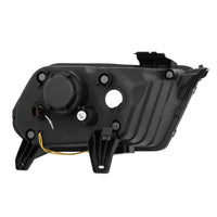 10-12 Ford Mustang LUXX-Series LED Projector Headlights Alpha-Black - Backordered
