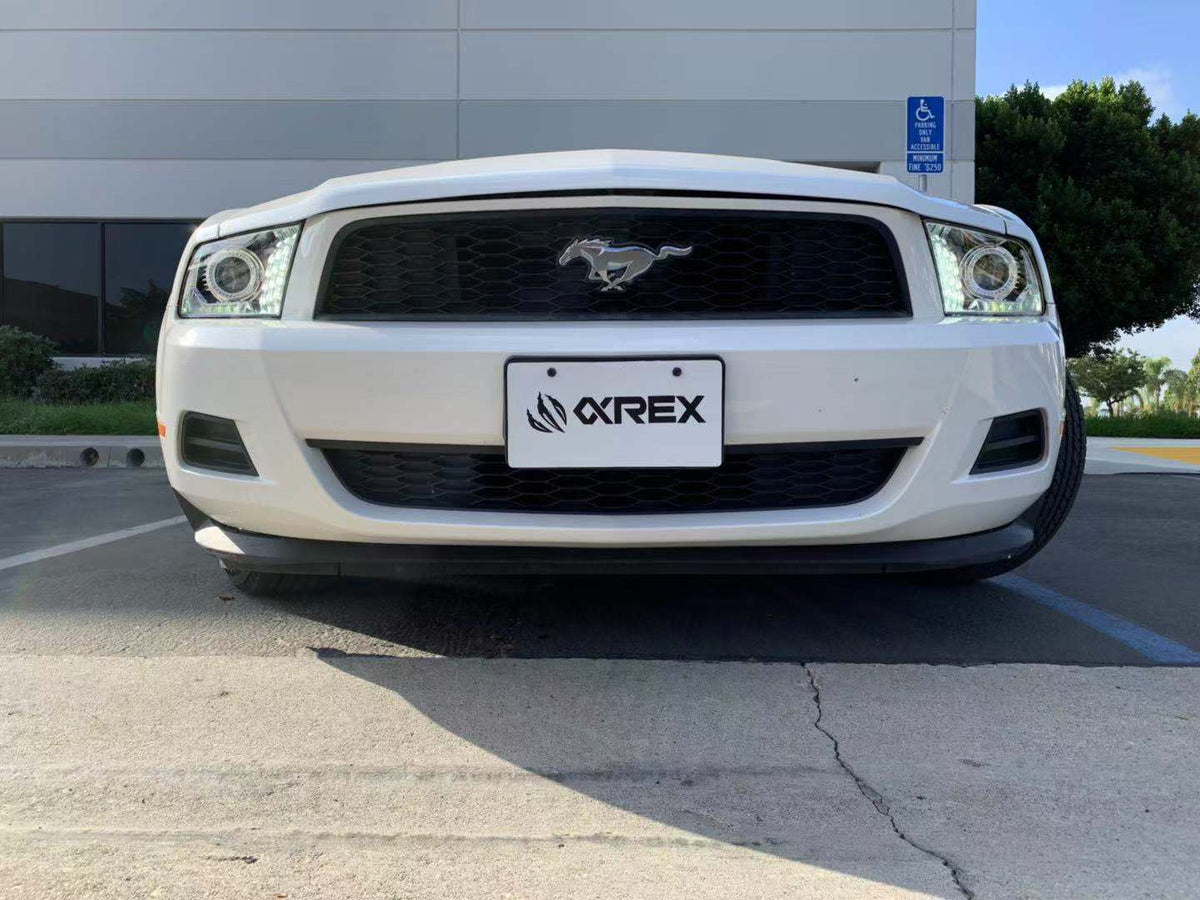 10-12 Ford Mustang LUXX-Series LED Projector Headlights Black - Backordered